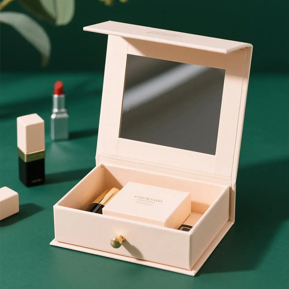 Custom Cosmetic Gift Box with Mirror