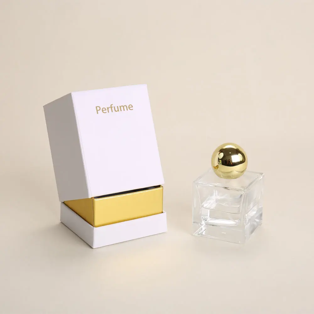 Luxury Drawer Perfume Box with Rigid Paper Sleeve