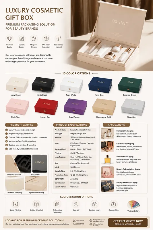 Luxury Cosmetic Gift Box